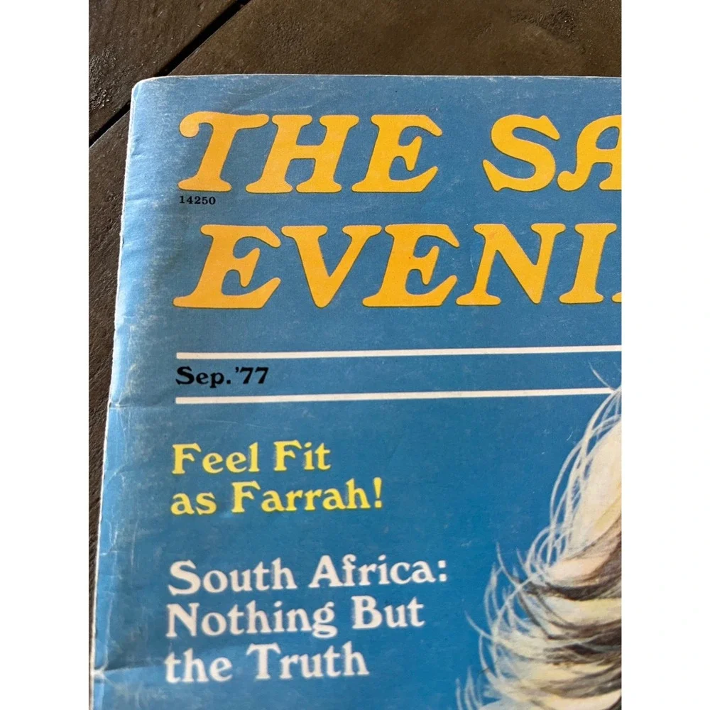 The Saturday Evening Post September 1977 Farrah Fawcett Cover The Fonz Vintage